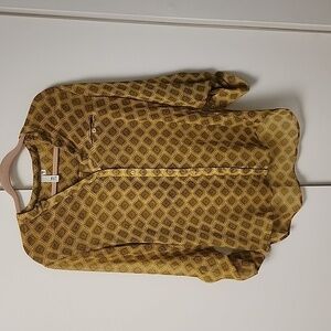 Kut preowned yellow long sleeve size medium